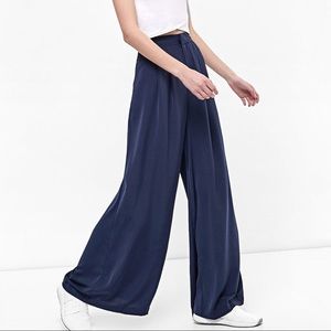 Dark Blue Palazzo Trousers